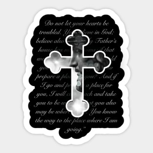 Cross in my pocket Sticker